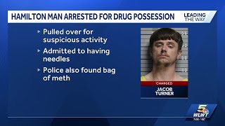 Docs: Traffic stop leads to discovery of meth, man arrested for possession