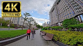 Walking Tour 4K | Noviy Arbat, Moscow