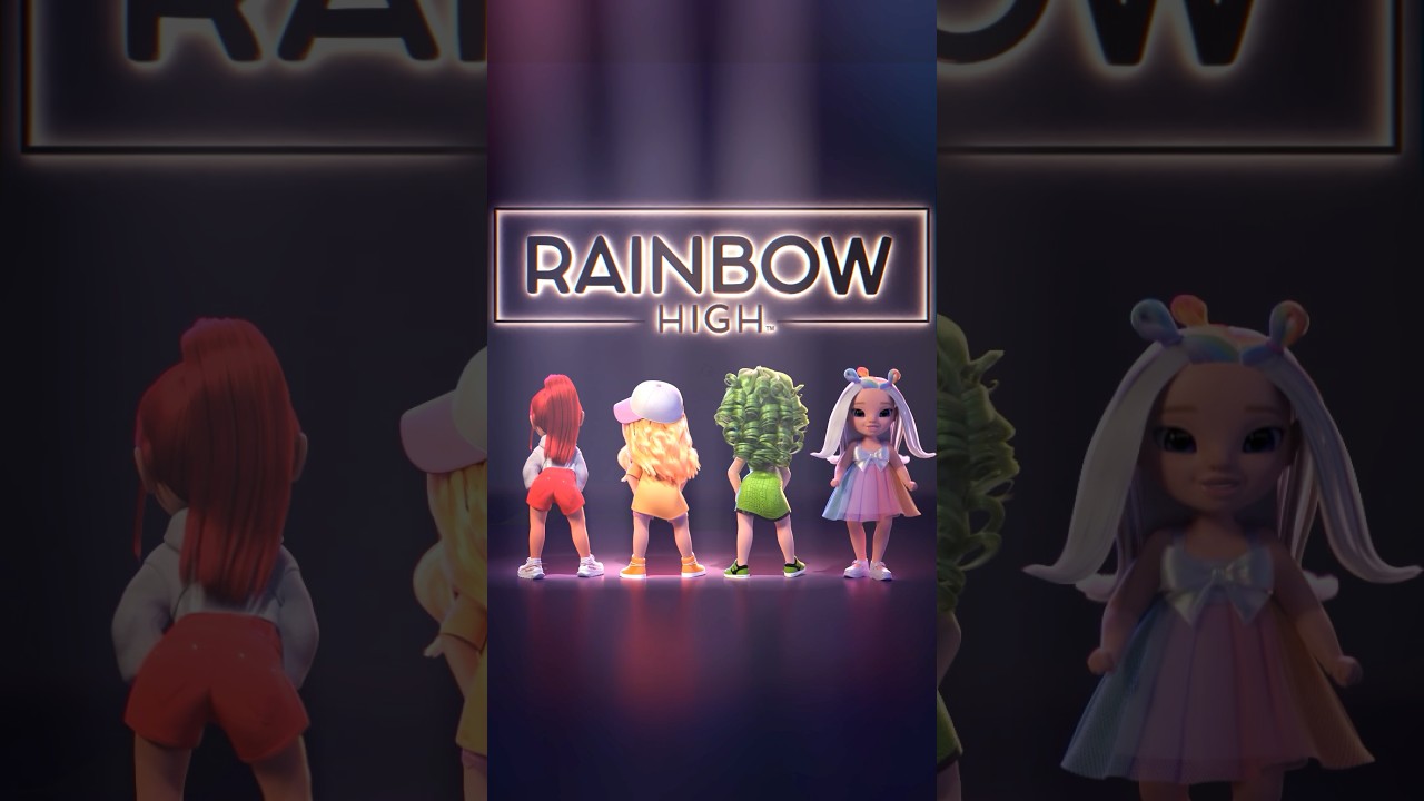 Line Up and Dance with the Little Sisters! 👯‍♀️🌈 | Rainbow High 