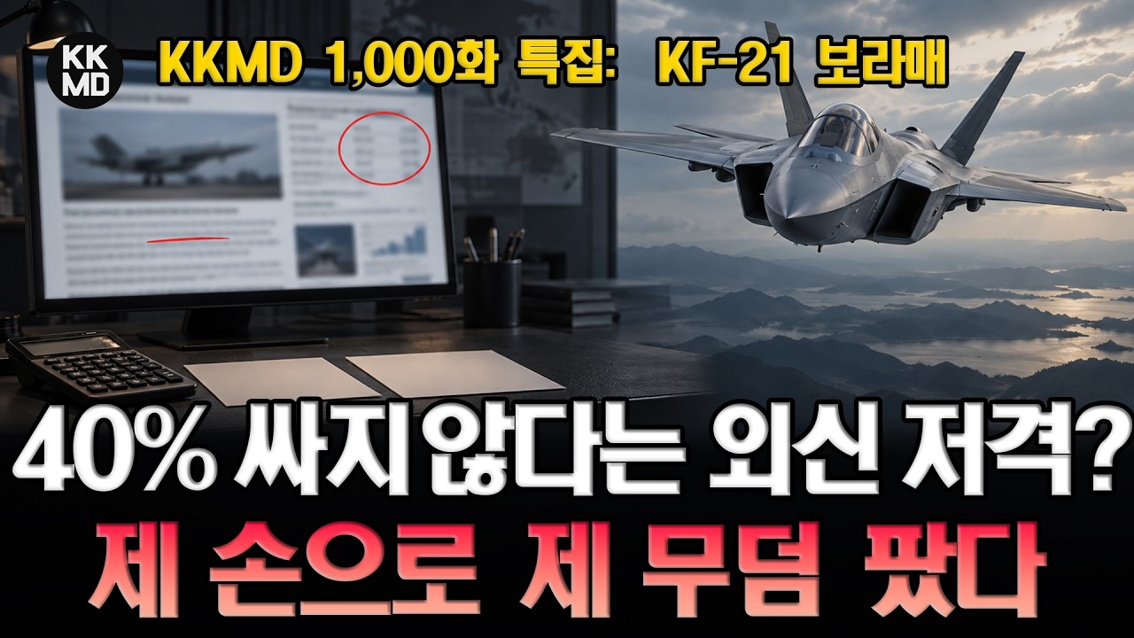 [외신분석] “40% 싸지 않다?” KF-21 가격 경쟁력 저격한 외신, 스스로 모순 드러내다 (1,000화 특집)
