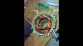 water pump motor 0.5 HP 230 volt single phase rewinding data in description