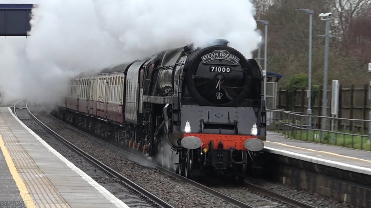 71000 Duke Of Gloucester Heads The Steam Dreams Oxford Excursion Through The Thames Valley 17/12/25