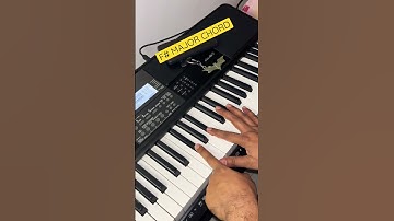 F Sharp Major Chord Shorts | F Sharp Chord Shorts | Learn | How to Play | Piano | Keyboard #shorts