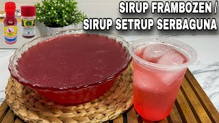 RESER SIRUP FRAMBOZEN / CARA MEMBUAT SETRUP SERBAGUNA || GAMPANG DAN MUDAH BANGET ‼️