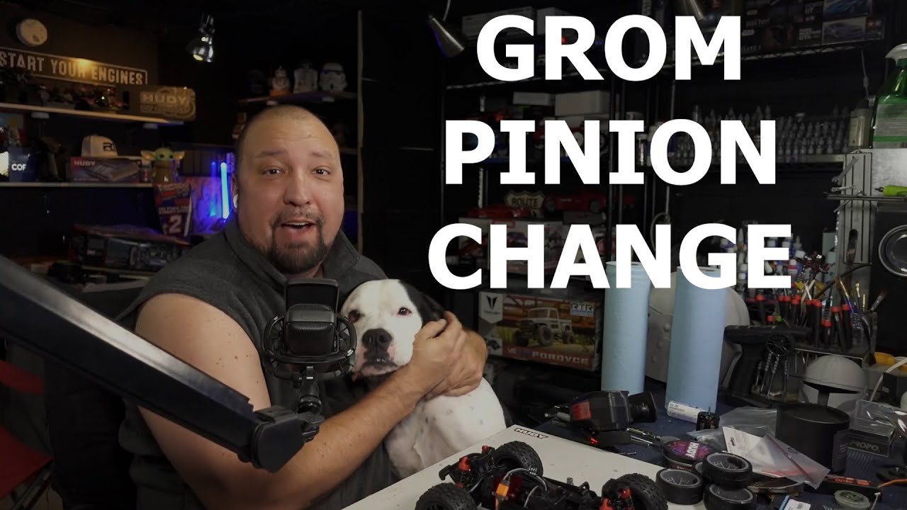 ARRMA GRANITE GROM PINION CHANGE HOW TO!! - YouTube