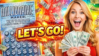 SCRATCHING Tickets for the MILLIONAIRE MAKER Prize!! 