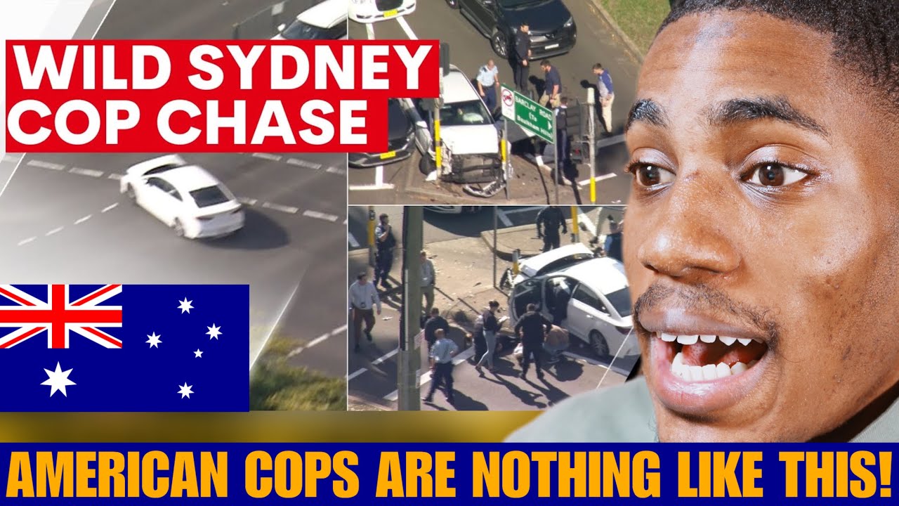 American Reacts to NSW Police High Speed Chase Across Sydney - YouTube
