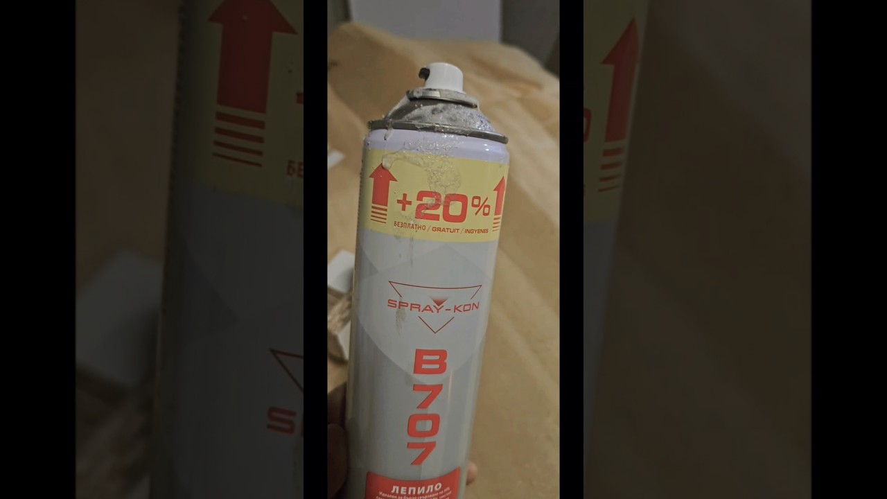 Lipeste rapid manual cant ABS cu spray. Fast hand gluing furniture edge. 