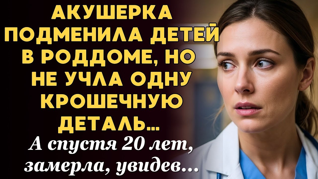АКУШЕРКА подменила детей в роддоме, но не учла одну маленькую деталь... А спустя 20 ЛЕТ замерла...