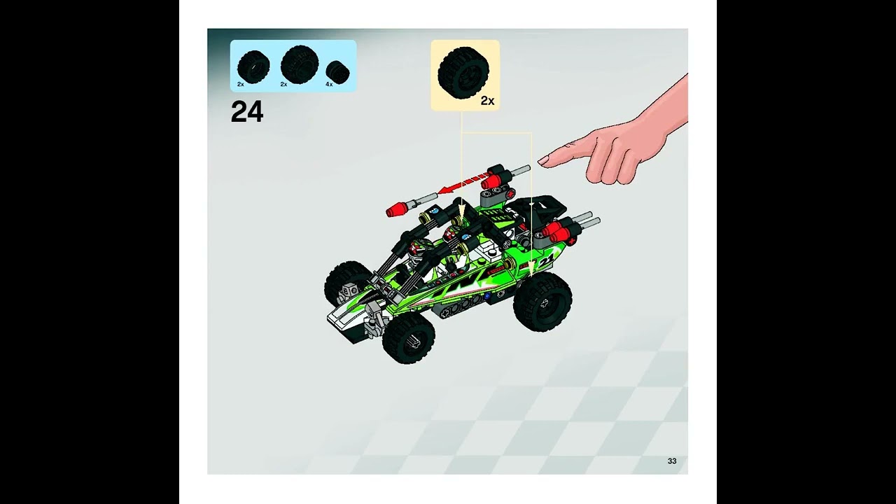 BUILDING INSTRUCTIONS FOR LEGO WORLD RACERS DESERT OF DESTRUCTION   8864 1