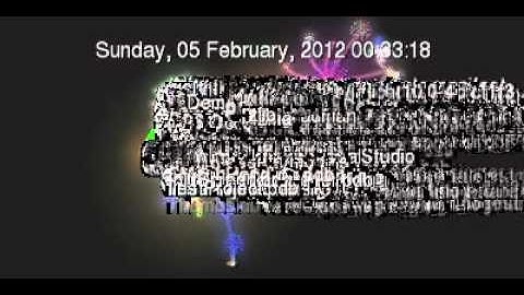 Code history visualisation with Gource