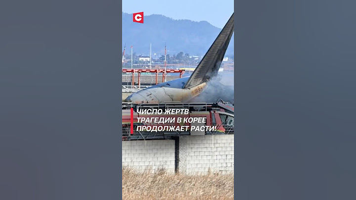 Пассажирский самолёт разбился при взлёте в Республике Корея! #самолёт #трагедия #чп #корея