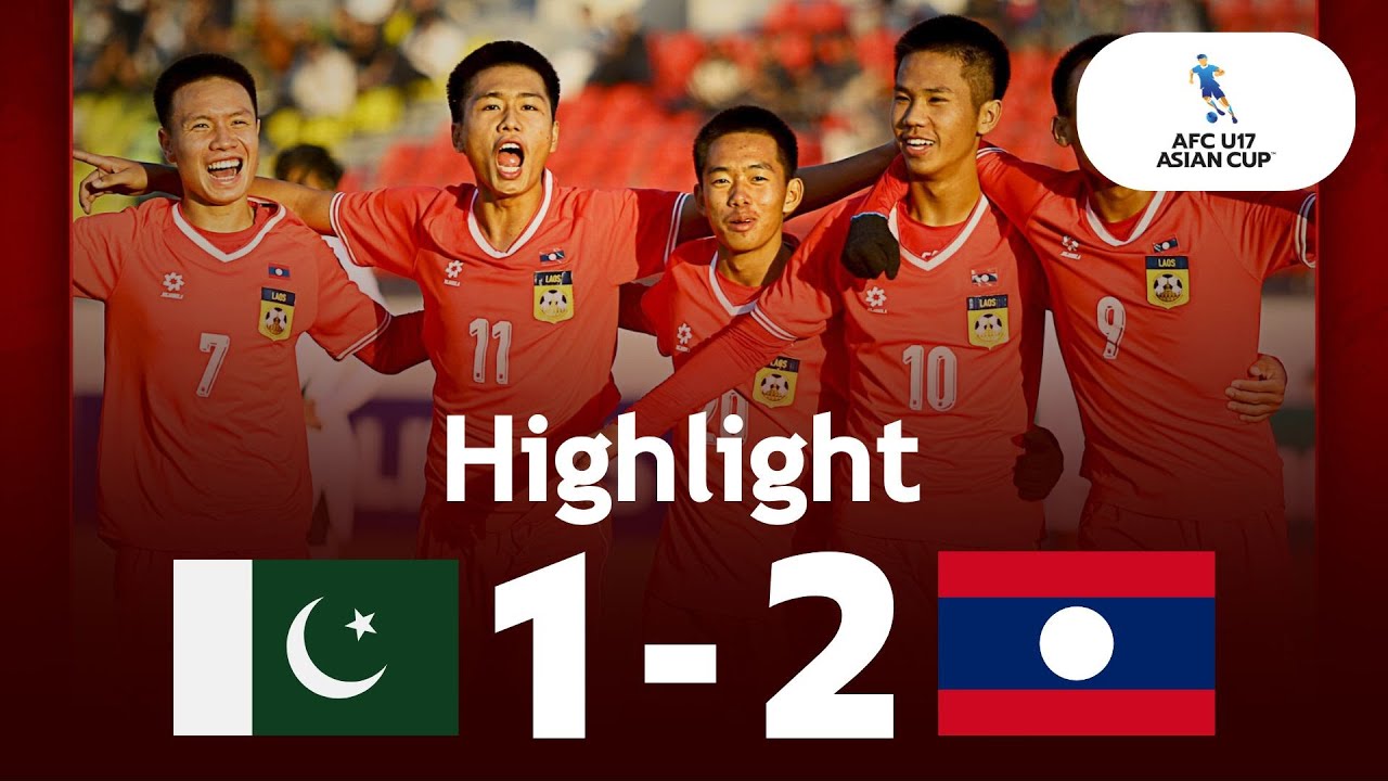 Хайлайт | Пакистан 🇵🇰1-2🇱🇦 Лаос | Отборочные матчи Кубка Азии по футболу среди команд до 17 лет 2...