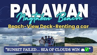 Nagtabon Beach in Gloomy Weather 🌥️ | Hidden Beauty + View Deck Feels + diy renting a car 🚘 screenshot 4