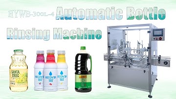 Hengyuan | Bottle Rinsing Machine Customization: Meeting Your Specific Needs | HYWB- 300L- 4