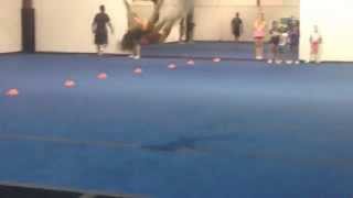 Jaylen's first whip thru to layout