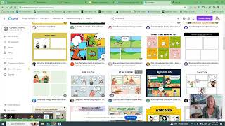 Using Canva to make Comic Strip