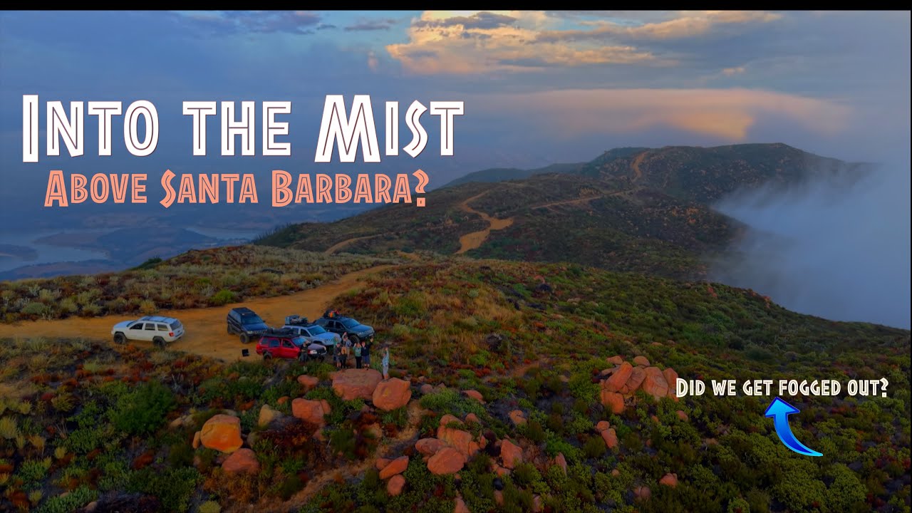 Над побережьем, в облаках | Внедорожные приключения в Санта-Барбаре
