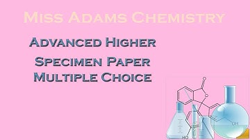 Advanced Higher: Specimen Paper Section 1 Multiple Choice