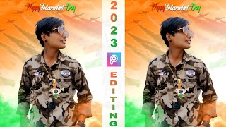 Independence day photo editing 2023 🇮🇳 15 August Picsart photo editing | How to edit photo screenshot 5