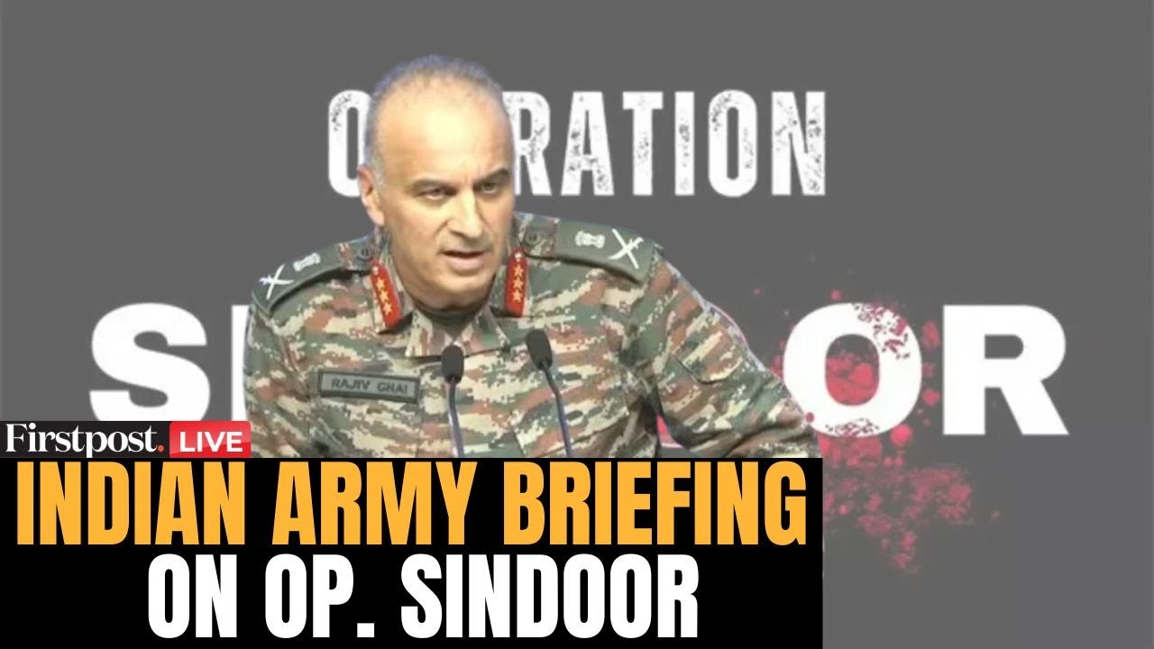 LIVE: Lieutenant General Rajiv Ghai Briefs Media on Operation Sindoor | Indian Army Briefing
