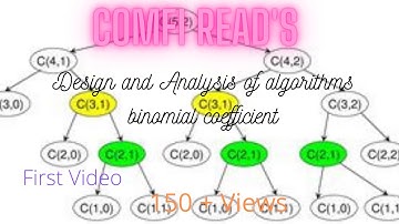 Design and Analysis of algorithms binomial coefficient