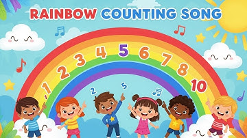 The Rainbow Counting Song | Learn Numbers 1–10 with Colors | ToonBeats Studio