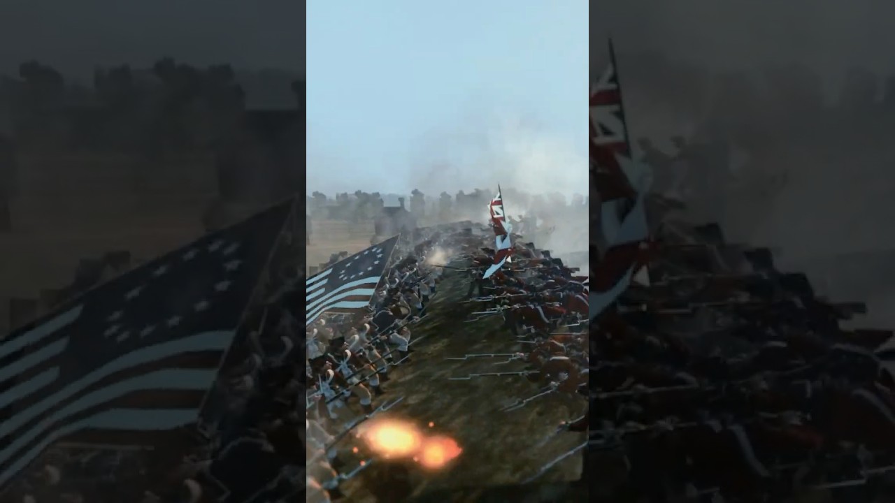Royal Marines Bayonet Charge The American Patriots #totalwar