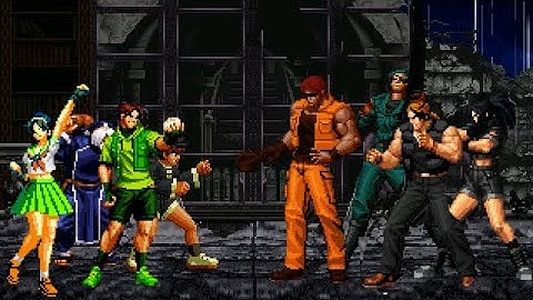 [KOF Mugen] Memorial Semi Classic | Psycho Soldiers vs Ikari Warriors [ 4vs4 ]