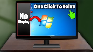 wired monitor error side black screen | how to solve monitor problem | remove monitor black screen