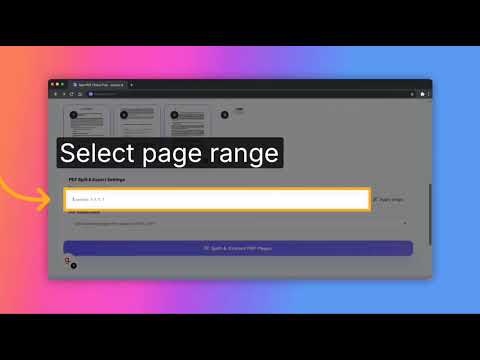 How to Split & Extract PDF Pages Online for Free | SaasBox Tutorial