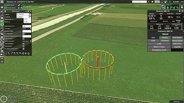 Planning a LiDAR calibration figure eight in UgCS