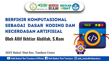 OJT1 | BERPIKIR KOMPUTASIONAL DASAR KODING (Plugged & Unplugged) & KECERDASAN ARTIFICIAL FASE C