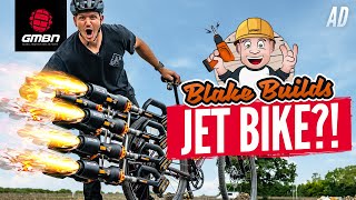 It's Jet Powered?! | Blake Builds A DIY Leaf Blower Bike