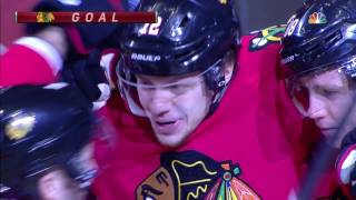Gotta See It: Blackhawks chase Dubnyk on first two shots