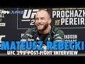 Mateusz Rebecki Head-Ached By Opponents Saying No, Wants Top 15 Next | UFC 295