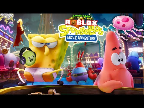 JELLYFISH ON THE FLOOR!! | Spongebob Movie Adventure (Roblox) PART 1