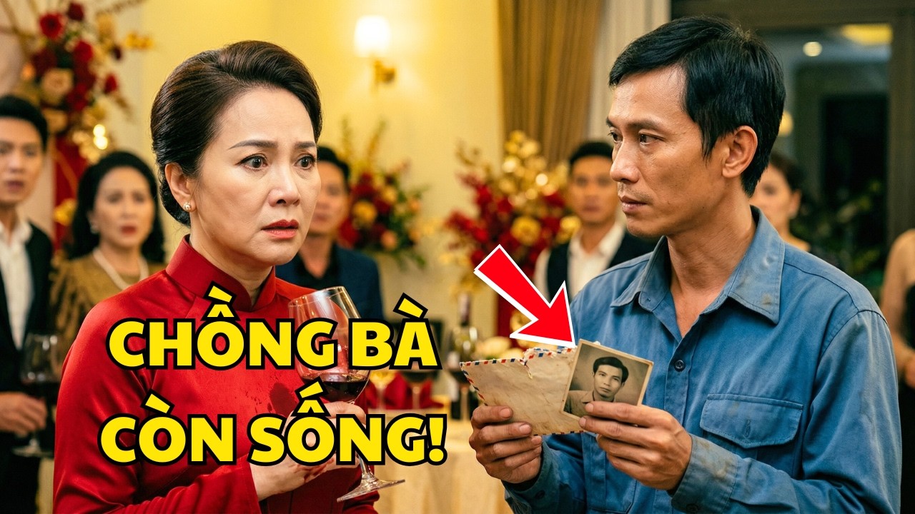 “CHỒNG BÀ CÒN SỐNG?” — Anh Xe Ôm Nghèo Khiến Nữ Tỷ Phú Tái Mặt Trước Gia Đình