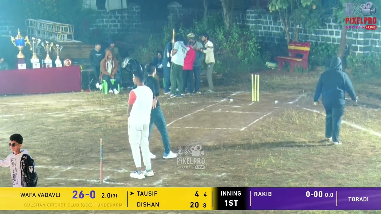 TORADI VS WAFA VADAVLI / GULSHAN CRICKET CLUB (GCC) | UNDERARM BOX CRICKET| FINAL DAY