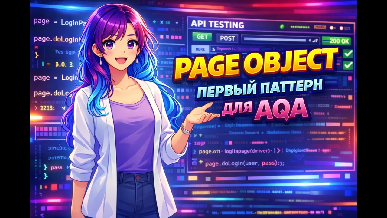 PAGE OBJECT - ПЕРВЫЙ ПАТТЕРН ДЛЯ AQA