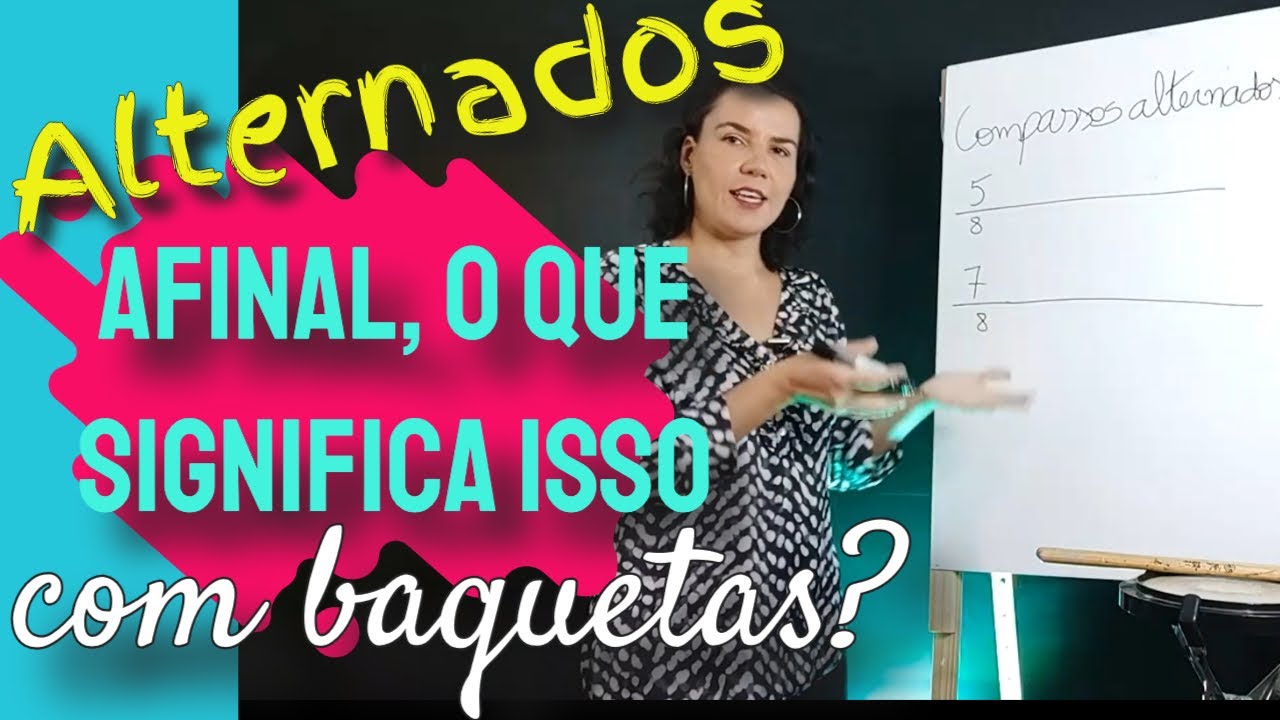 O que significa compasso alternado? - BAQUETA E PARTITURA