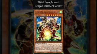 What Does Armed Dragon Thunder LV7 Do? (Yugioh Cards Explained for Easy Deck Building)