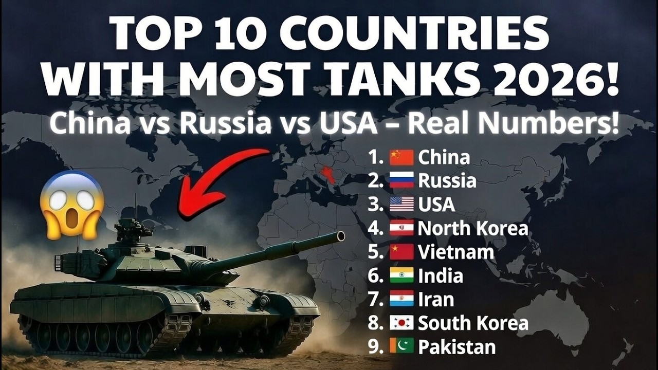 Military Tank Strength by Country 2025-2026