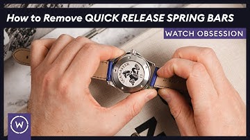 How To Remove Quick Release Spring Bars