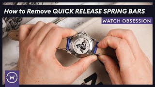 How To Remove Quick Release Spring Bars