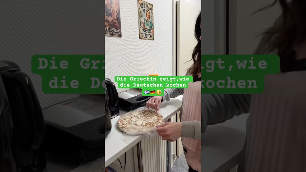 Die Griechin kocht deutsch🇬🇷🇩🇪🤣