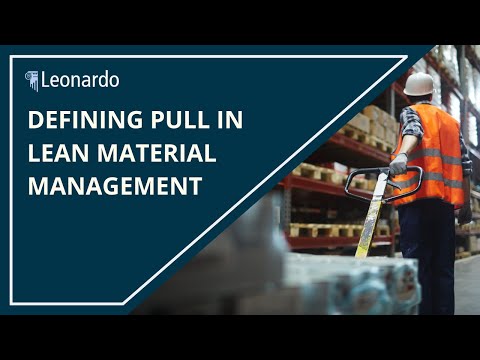 What is Pull In Material Management in Lean Industrial Engineering?