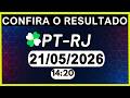 RESULTADO JB - PT-RJ e LOOK-GO 14:20 | 21/05/2026