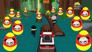 Tag with Ryan Combo Panda & Shadow Spy Ryan Compilation - Special Panda Van Gameplay !