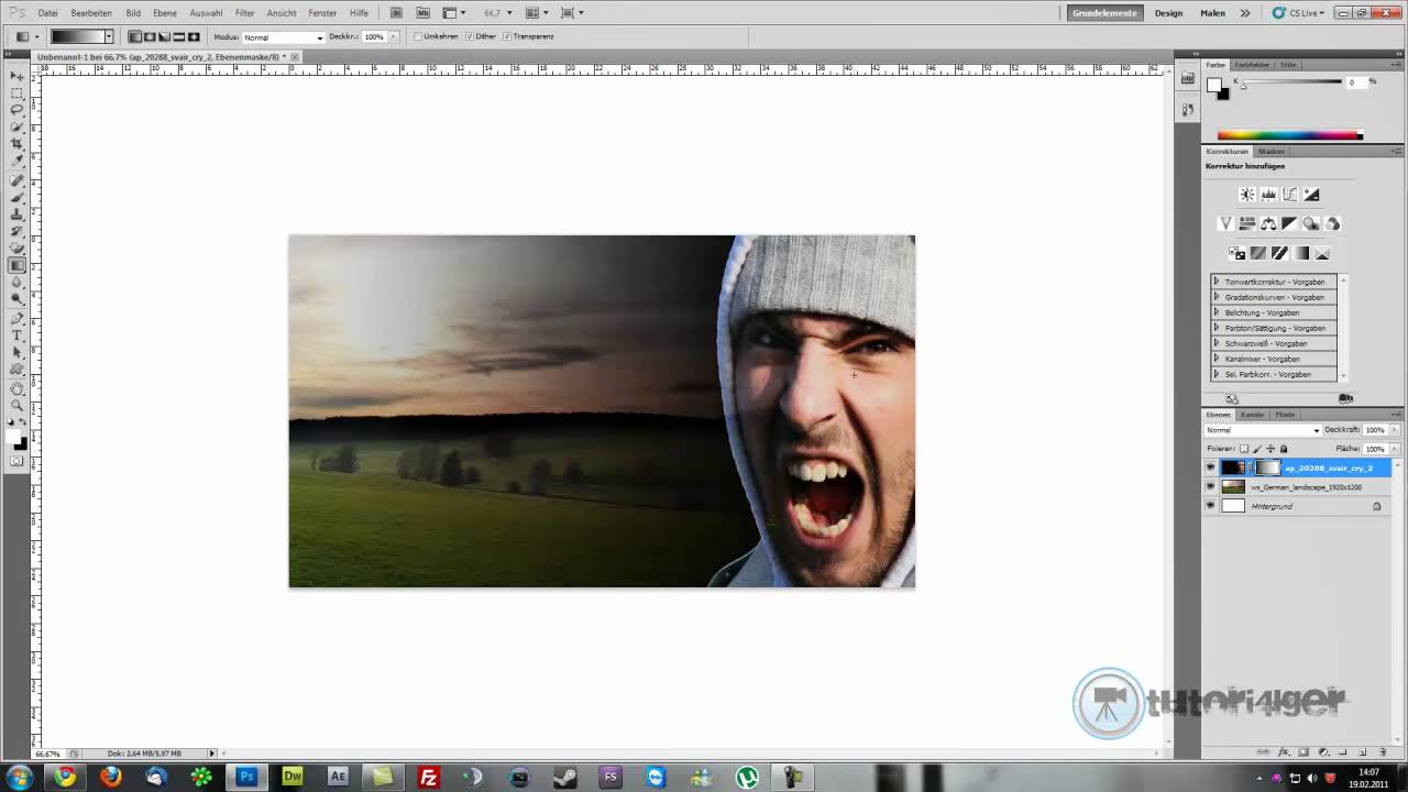 Spitze mehr als 78 photoshop bild mit hintergrund verschmelzen neueste